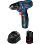 Parafusadeira Furadeira GSR120-LI 3/8 Pol. 12V com Bateria 2.0Ah Bosch