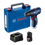 Parafusadeira Furadeira GSR120-LI 3/8 Pol. 12V com Bateria 2.0Ah Bosch
