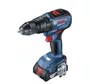 Parafusadeira Furadeira Impacto Bosch GSB 18V-50 2 baterias de 2 Ah + maleta