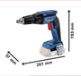 Parafusadeira para Drywall 18V GTB 185-LI com 2 Baterias e Maleta Bosch