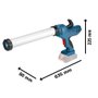 Pistola de Calafetagem GCG 18V600 600ML Sem Bateria e Carregador -Bosch