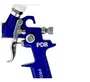 Pistola de Pintura Gravidade HVLP Bico 0,8mm 125ml com 2 Acessórios PDR-PRO-545