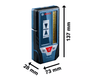 RECEPTOR DE NIVEL A LASER DE LINHAS LR 7