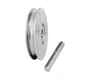 Roldana ferro U 4''-100mm com rolamento Detoni