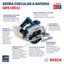 Serra Circular a Bateria 18V GKS 185-LI SB Motor Brushless Sem Bateria e Carregador -Bosch