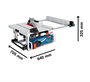 Serra Circular De Bancada 1800w Gts 10 Bosch 220v