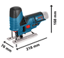 SERRA TICO TICO A BATERIA 12V GST 12V-70 S/BAT E S/CAR
