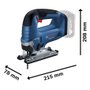 Serra Tico Tico a Bateria 18V GST 185-LI Sem bateria e Carregador -Bosch