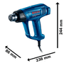 SOPRADOR TÉRMICO 1800W COM BICO REDUTOR GHG 180