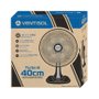 Ventilador de Mesa 40CM 80W Turbo 6 Pas Preto 220V Premium -Ventisol