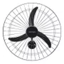 Ventilador de Parede 60cm 200W Preto Bivolt -Ventisol
